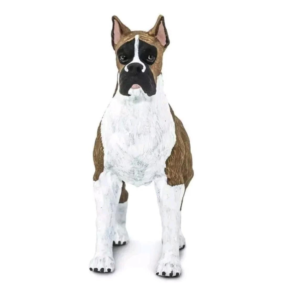 Boxer Dog Figurine - Hand Painted & Collectible Toy - Safari Ltd 100062