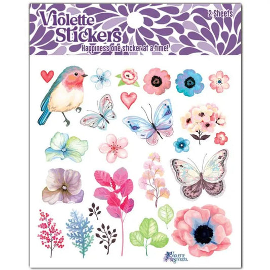 Robin Stickers - 2 Sheets - New in Packaging - Stationary - Scrapbook