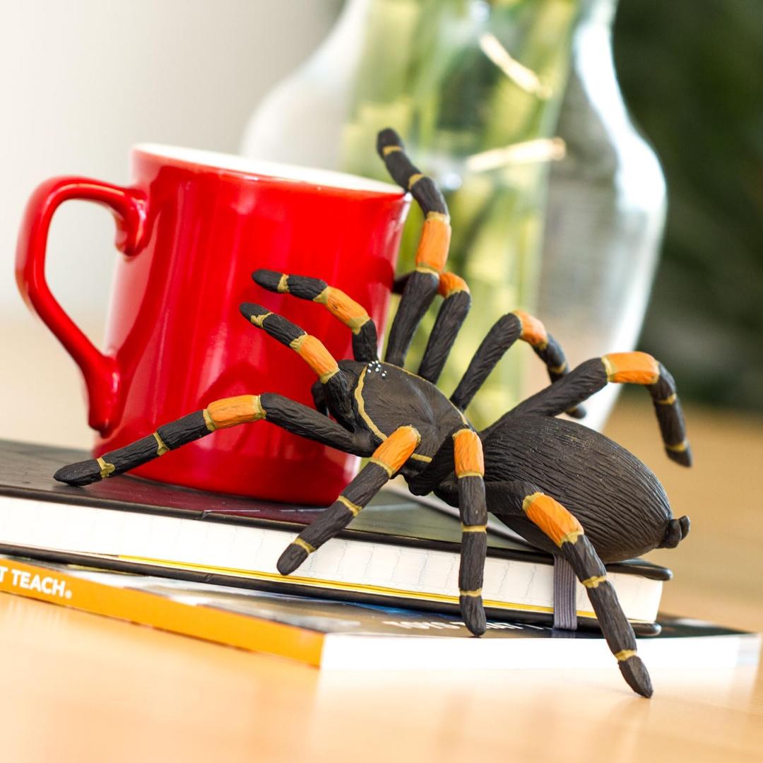 Orange - Kneed Tarantula Spider Figure - Hand Painted & Collectible Toy - Safari Ltd 542006