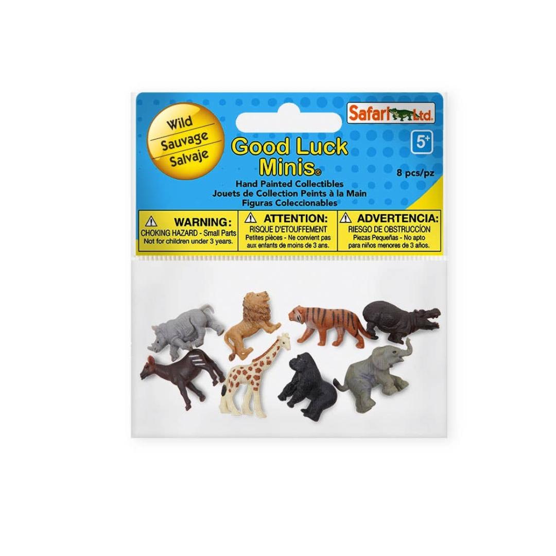 Wild Fun Pack - Good Luck Minis - Hand Painted Collectibles - Safari Ltd 346322