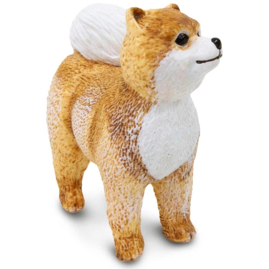 Pomeranian Dog Figure - Hand Painted & Collectible Toy - Safari Ltd 100711