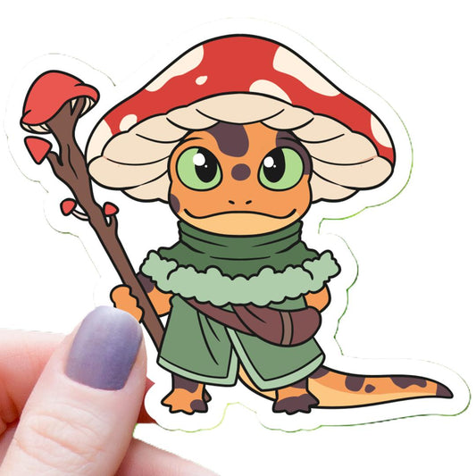 Salamander Druid Class RPG Inspired Sticker - 3" Waterproof Vinyl Decal