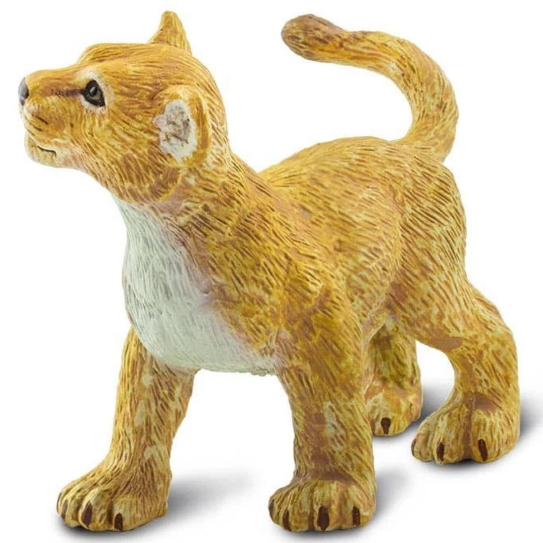 Lion Cub Figure - Hand Painted & Collectible Toy - Safari Ltd 100415