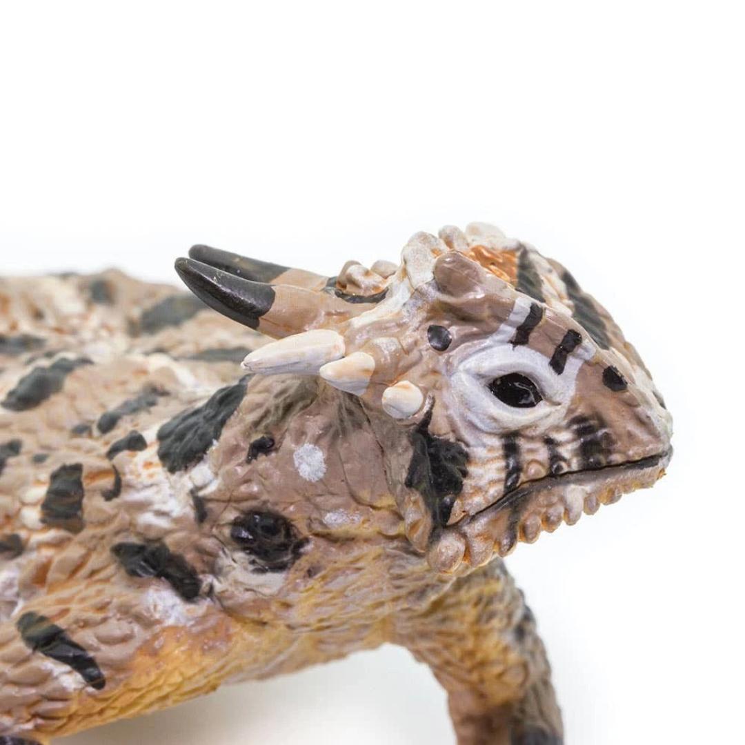 Horned Lizard Figure - Hand Painted & Collectible Toy - Safari Ltd 156605