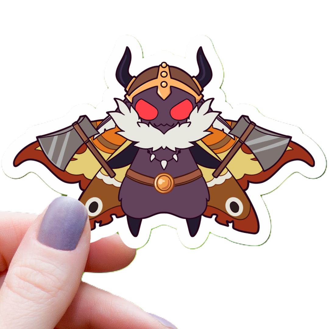 Mothman Barbarian Class RPG Inspired Sticker - 3" Waterproof Vinyl Decal