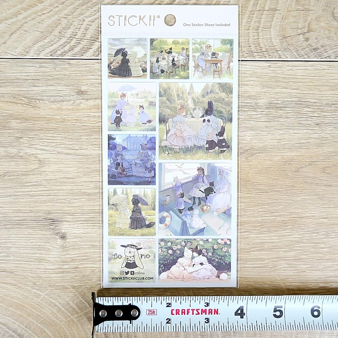 Garden Party - Sticker Sheet - Stationary - Planner - Scrapbook