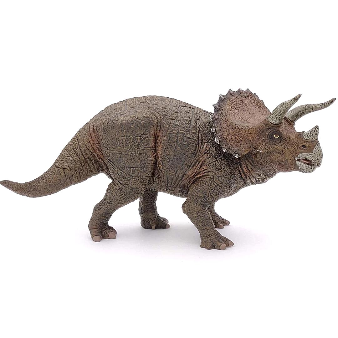 Triceratops Dinosaur Figure - Hand Painted & Collectible Toy - Papo 55002