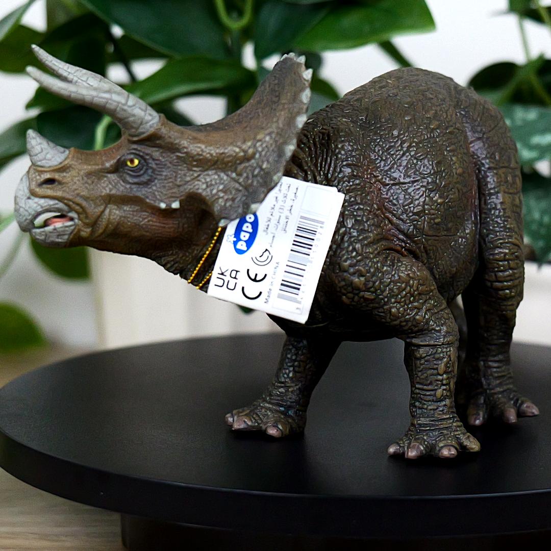 Triceratops Dinosaur Figure - Hand Painted & Collectible Toy - Papo 55002