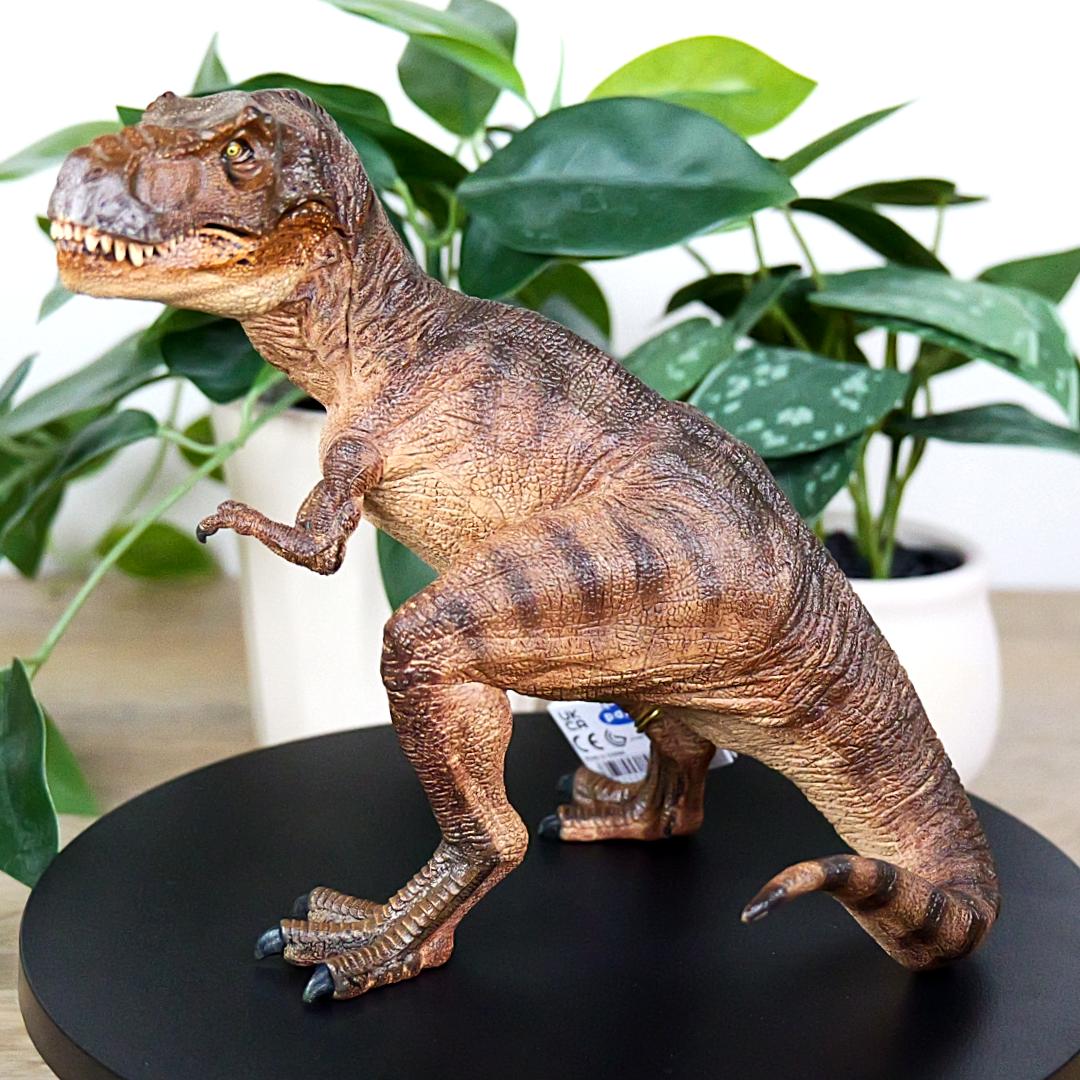Tyrannosaurus Rex Dinosaur Figure - Hand Painted Collectible T-Rex Toy Figurine - Papo 55001