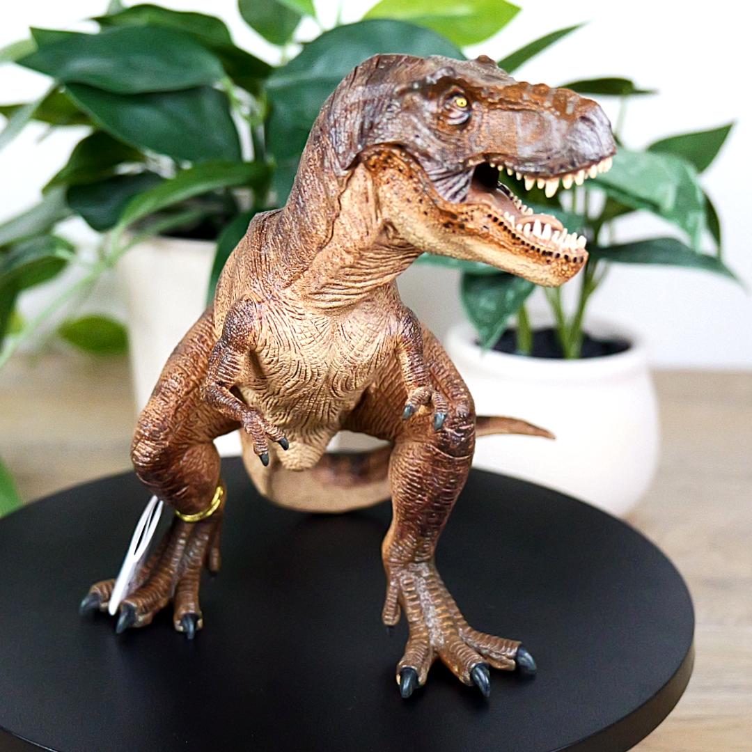 Tyrannosaurus Rex Dinosaur Figure - Hand Painted Collectible T-Rex Toy Figurine - Papo 55001