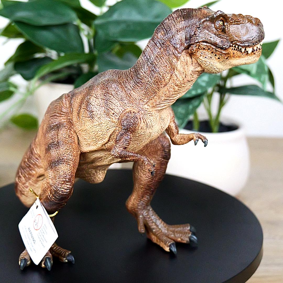 Tyrannosaurus Rex Dinosaur Figure - Hand Painted Collectible T-Rex Toy Figurine - Papo 55001