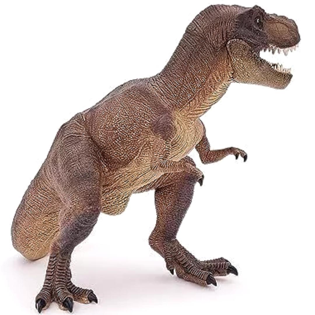 Tyrannosaurus Rex Dinosaur Figure - Hand Painted Collectible T-Rex Toy Figurine - Papo 55001