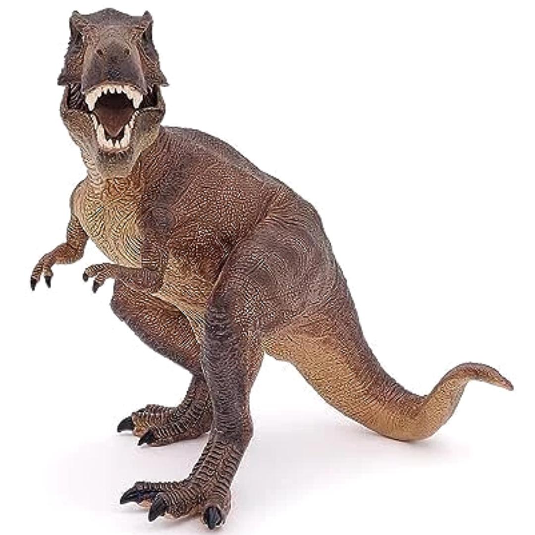 Tyrannosaurus Rex Dinosaur Figure - Hand Painted Collectible T-Rex Toy Figurine - Papo 55001