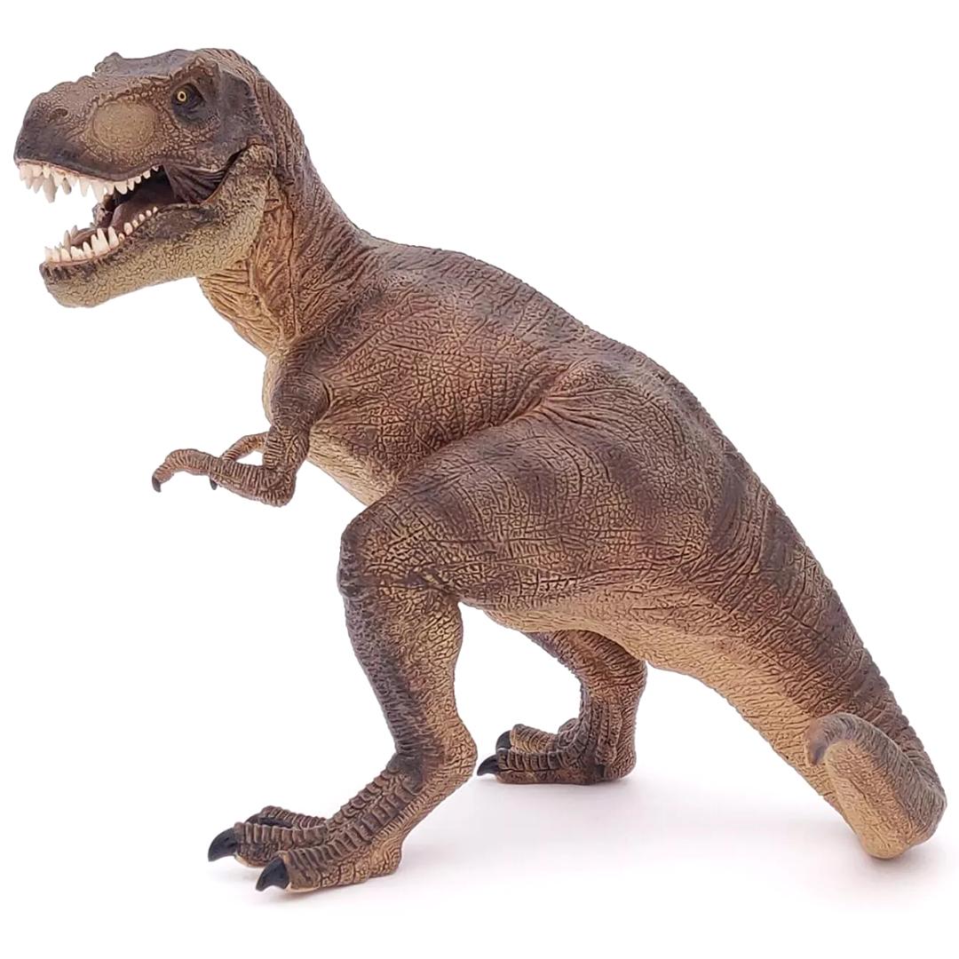 Tyrannosaurus Rex Dinosaur Figure - Hand Painted Collectible T-Rex Toy Figurine - Papo 55001