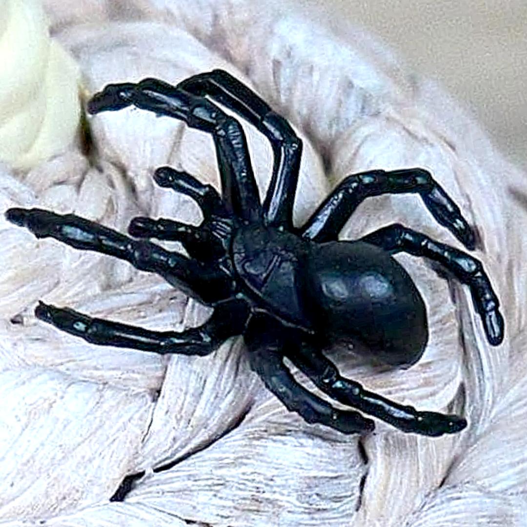Black Widow Spider Good Luck Minis Figure - Hand Painted & Collectible Miniature Figurine - Safari Ltd