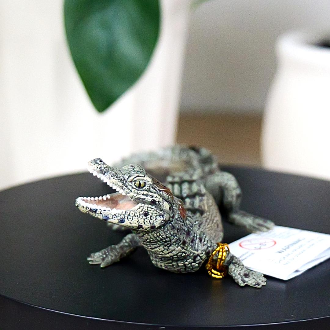 Baby Crocodile Reptile Figure - Hand Painted & Collectible Toy - Papo 50137