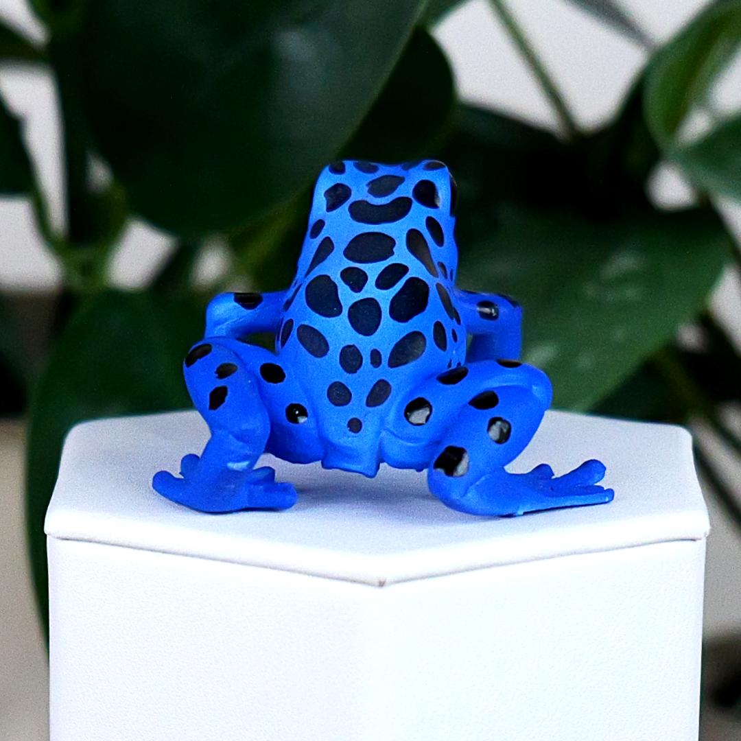 Equatorial Blue Frog Figure - Hand Painted & Collectible Toy - Papo 50175