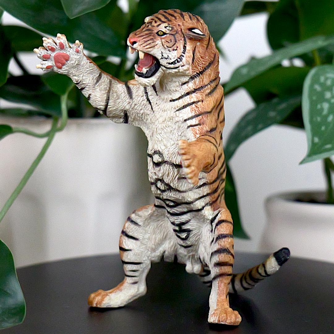 Standing Tiger Animal Figure - Hand Painted & Collectible Toy - Papo 50208