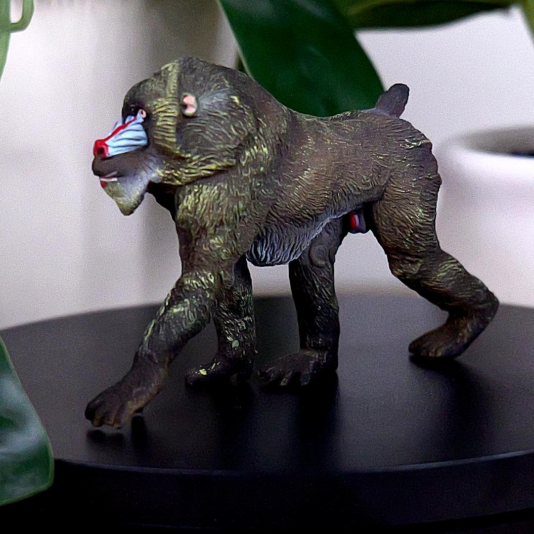 Mandrill Monkey Figure - Hand Painted & Collectible Toy - Papo 50121