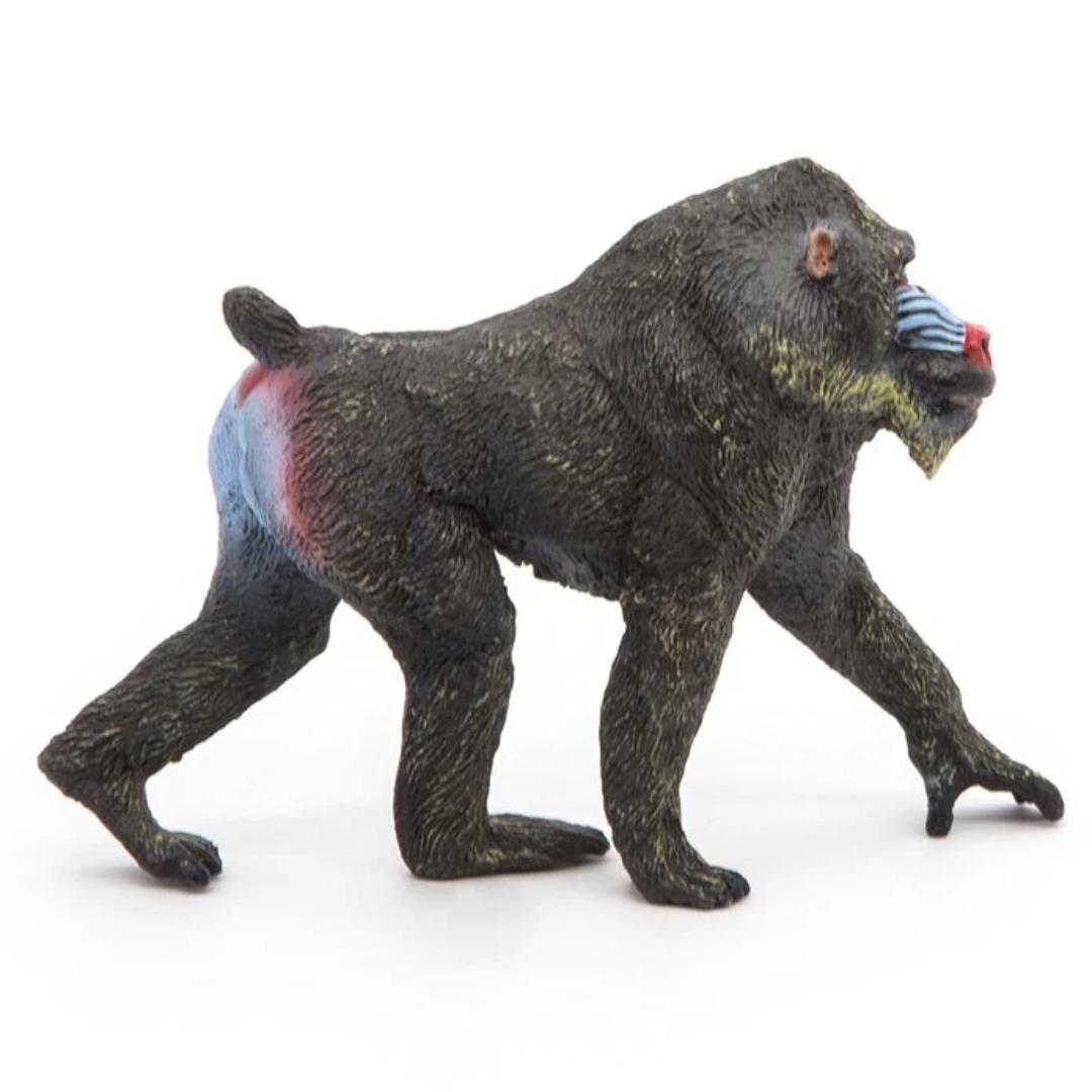 Mandrill Monkey Figure - Hand Painted & Collectible Toy - Papo 50121