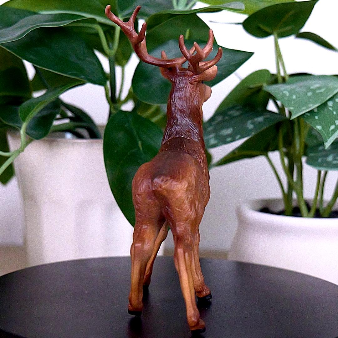 Stag Deer Figure - Hand Painted & Collectible Wild Animal Figure - Papo 53008