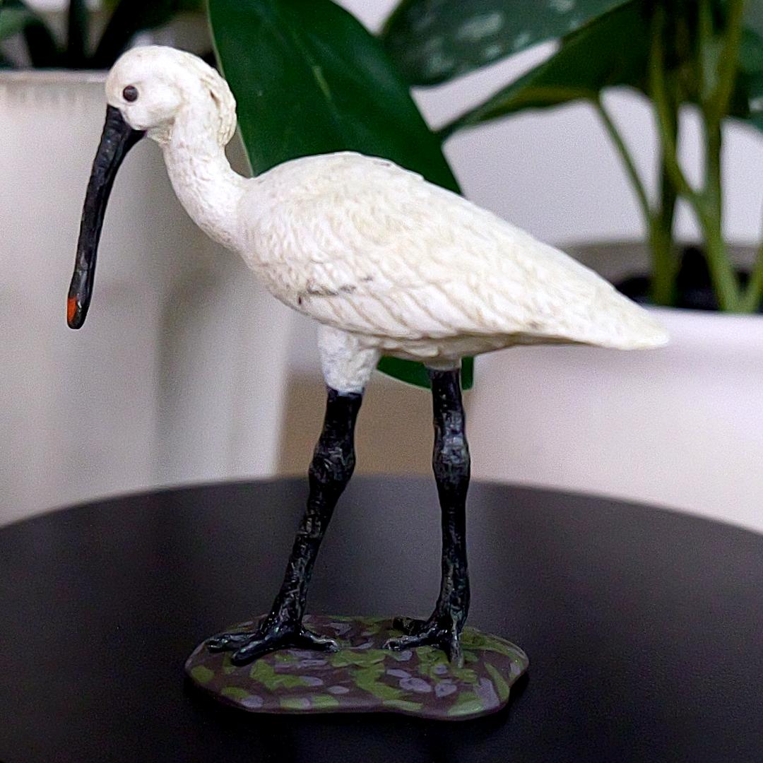 Eurasian Spoonbill Figure - Hand Painted & Collectible Bird Figurine - Papo 50279