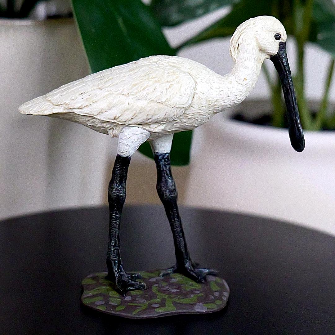 Eurasian Spoonbill Figure - Hand Painted & Collectible Bird Figurine - Papo 50279