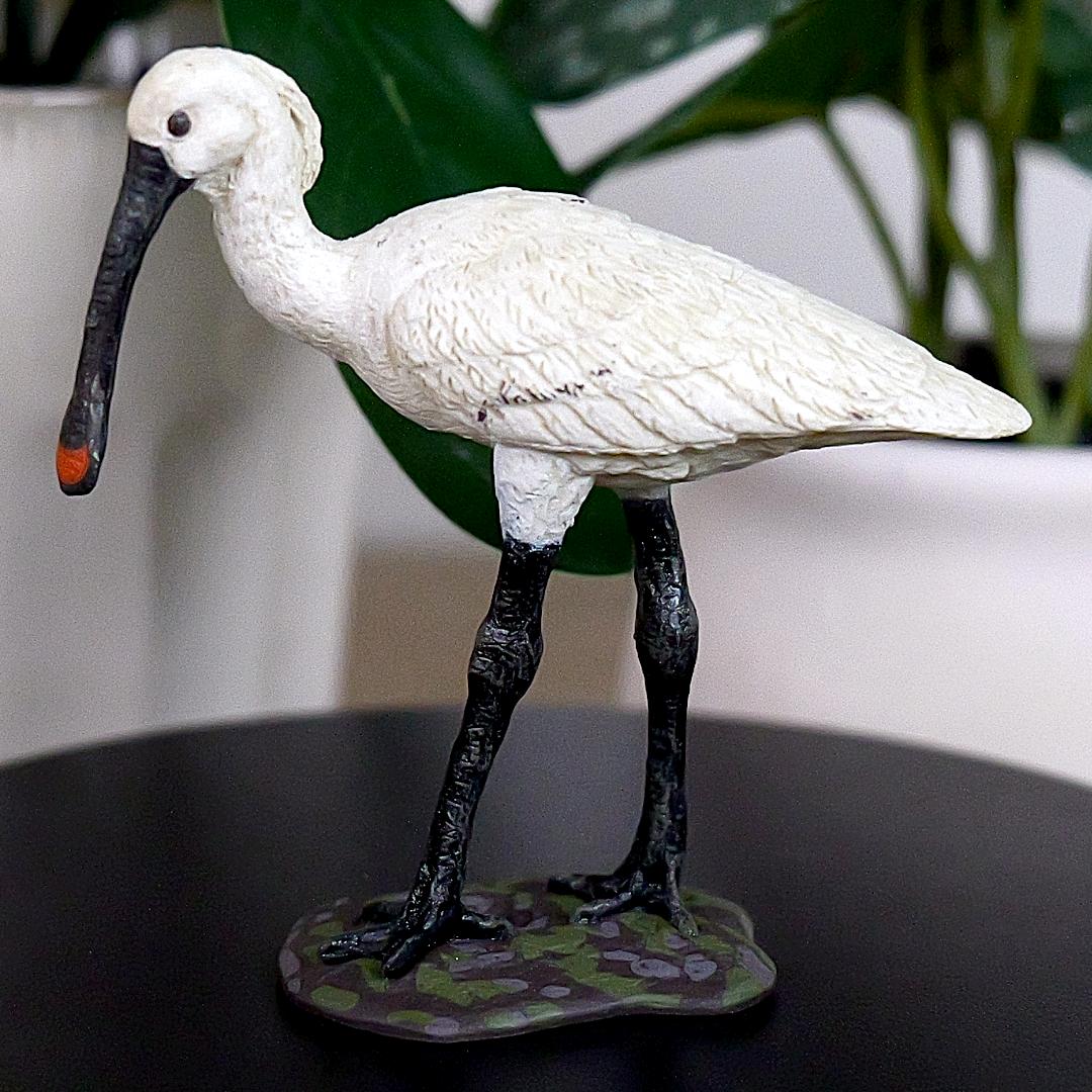 Eurasian Spoonbill Figure - Hand Painted & Collectible Bird Figurine - Papo 50279