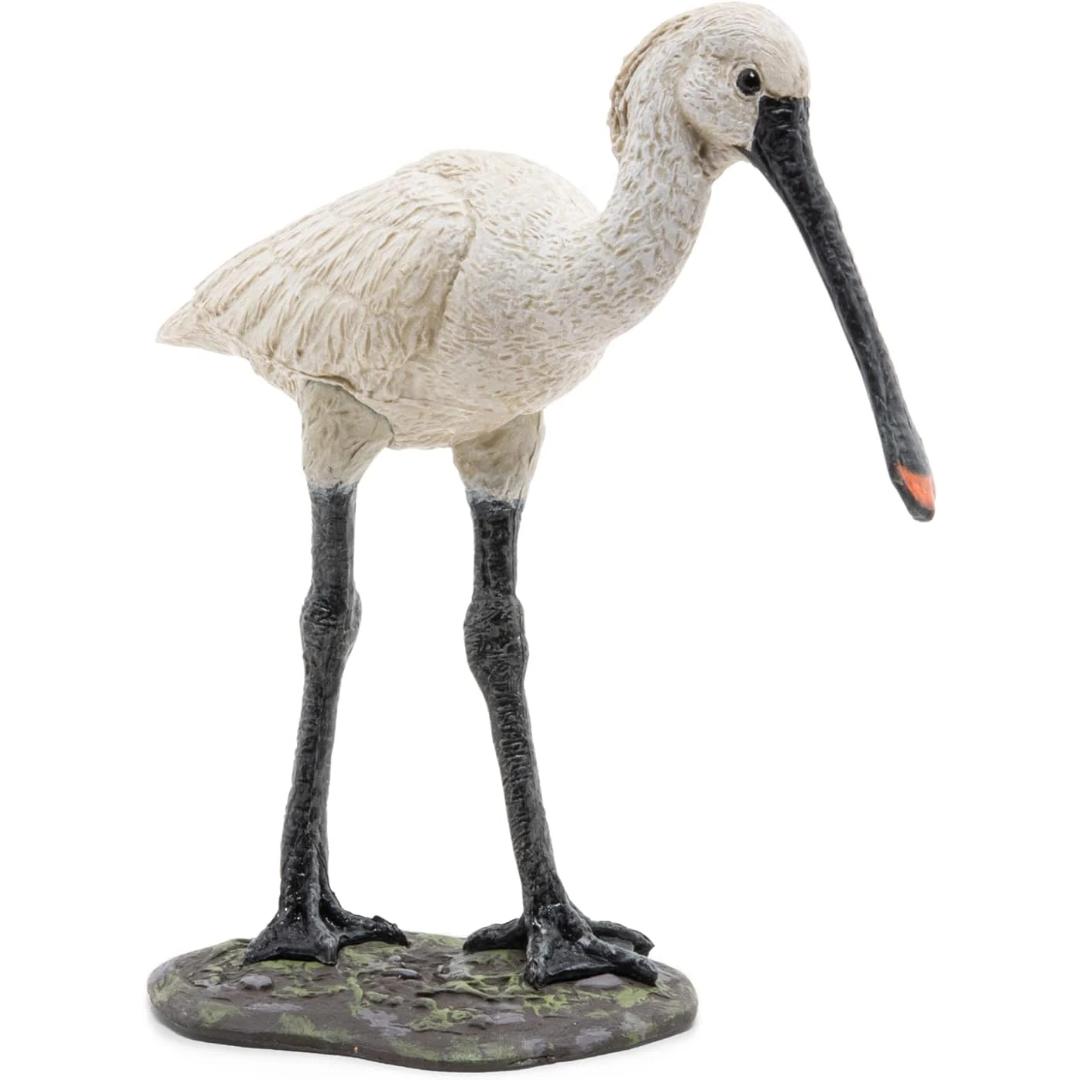 Eurasian Spoonbill Figure - Hand Painted & Collectible Bird Figurine - Papo 50279