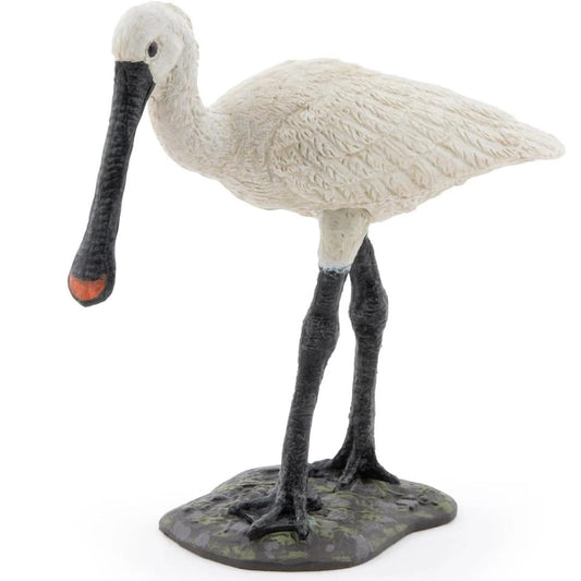 Eurasian Spoonbill Figure - Hand Painted & Collectible Bird Figurine - Papo 50279