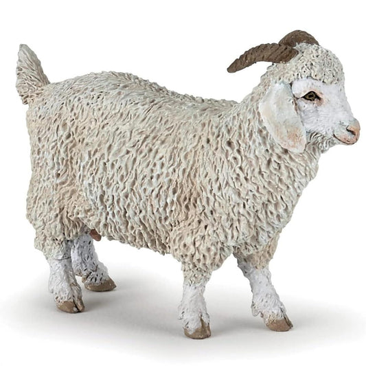 Angora Goat Farm Animal Figure - Hand Painted & Collectible Toy Figurine - Papo 51170