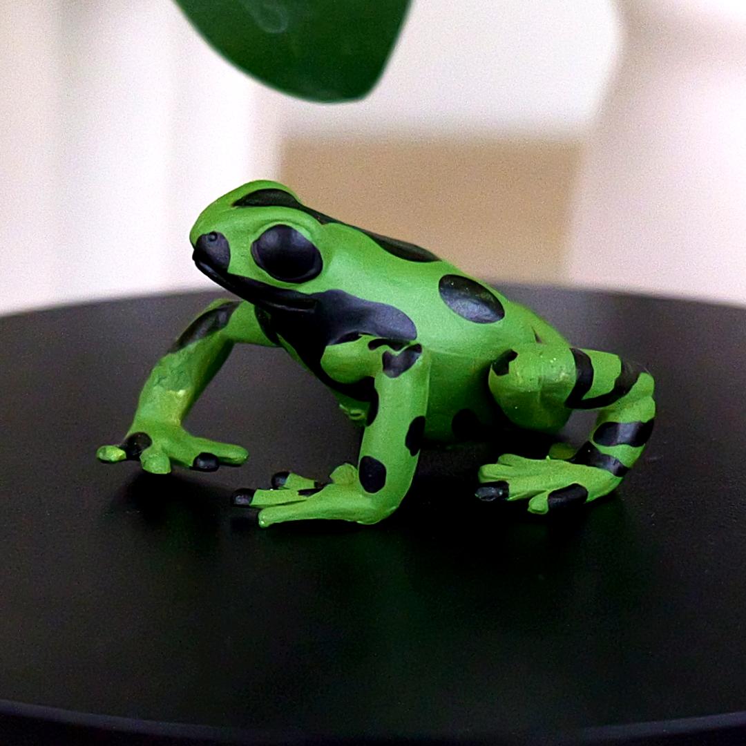 Equatorial Green Frog Figure - Hand Painted & Collectible Toy - Papo 50176