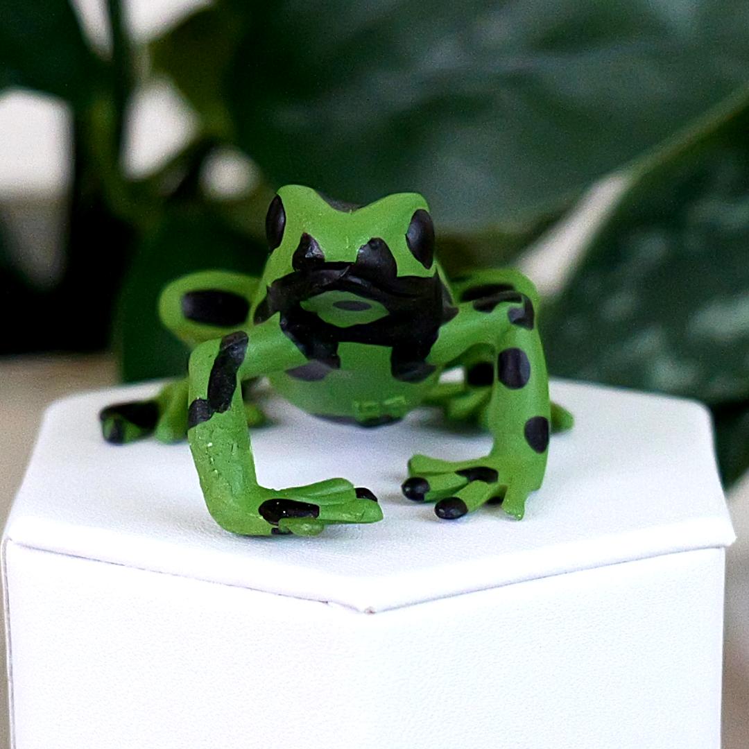 Equatorial Green Frog Figure - Hand Painted & Collectible Toy - Papo 50176