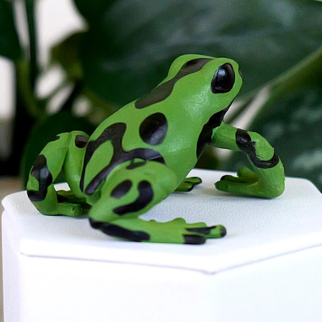 Equatorial Green Frog Figure - Hand Painted & Collectible Toy - Papo 50176