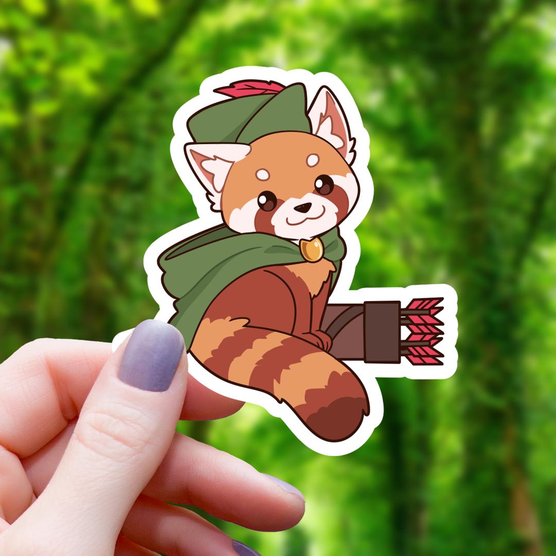 Red Panda Sticker - Ranger Class Tabletop Gaming - 3" Waterproof Vinyl Decal