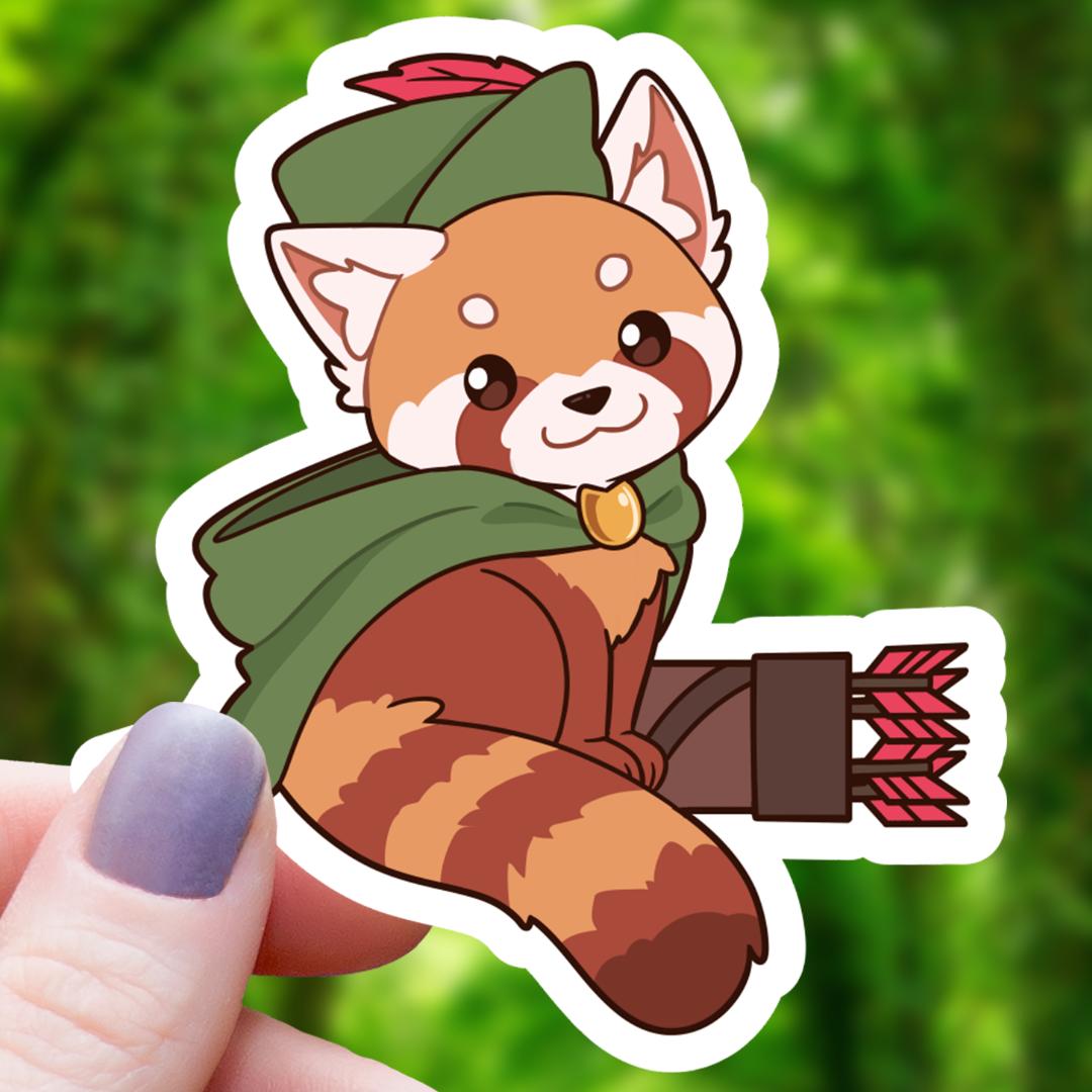 Red Panda Sticker - Ranger Class Tabletop Gaming - 3" Waterproof Vinyl Decal