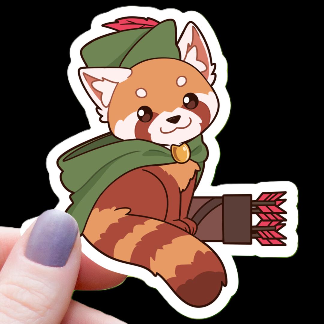 Red Panda Sticker - Ranger Class Tabletop Gaming - 3" Waterproof Vinyl Decal
