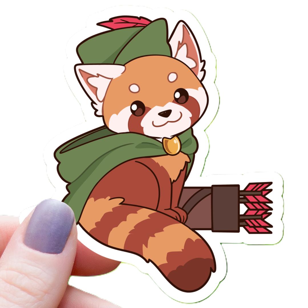 Red Panda Sticker - Ranger Class Tabletop Gaming - 3" Waterproof Vinyl Decal