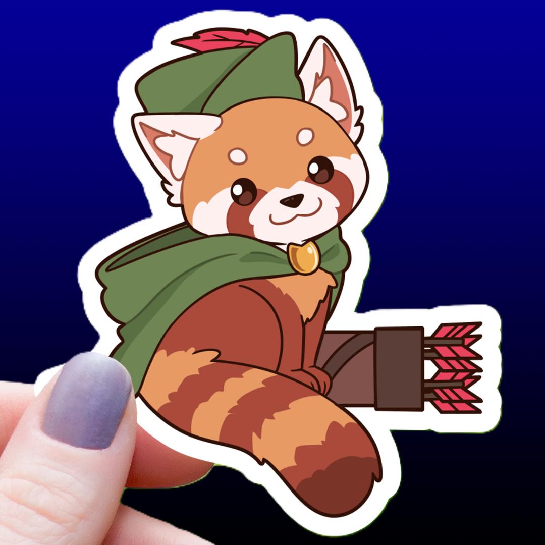 Red Panda Sticker - Ranger Class Tabletop Gaming - 3" Waterproof Vinyl Decal