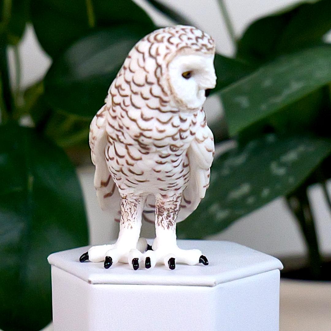 Snowy Owl Figure - Hand Painted & Collectible Toy Figurine - Papo 50167
