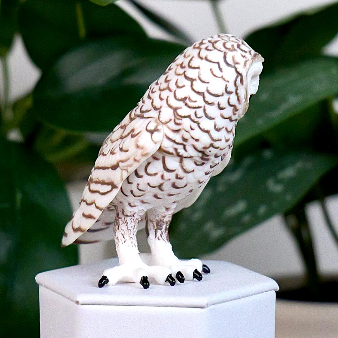 Snowy Owl Figure - Hand Painted & Collectible Toy Figurine - Papo 50167