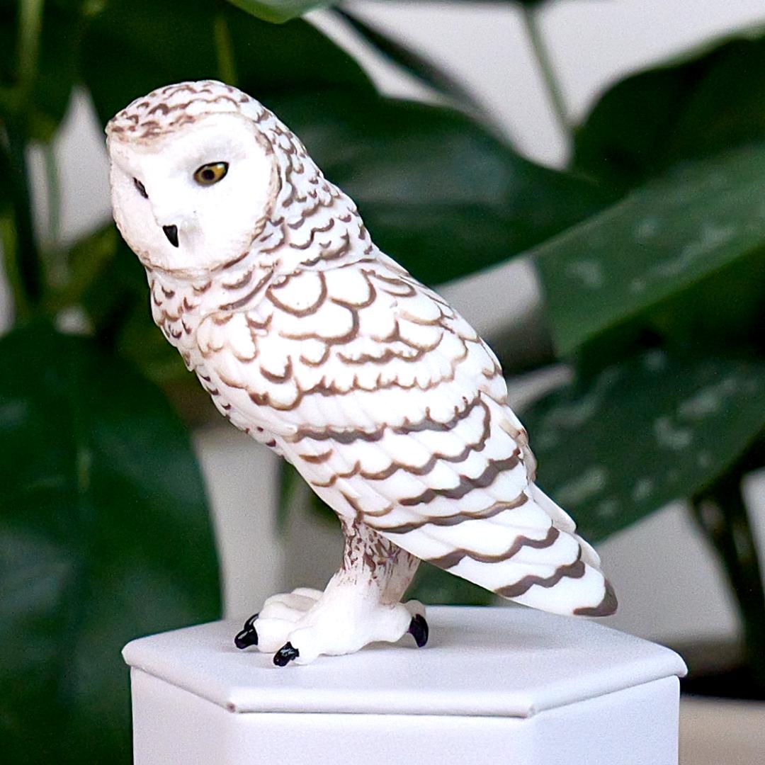 Snowy Owl Figure - Hand Painted & Collectible Toy Figurine - Papo 50167