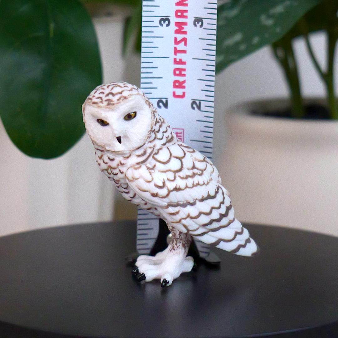 Snowy Owl Figure - Hand Painted & Collectible Toy Figurine - Papo 50167