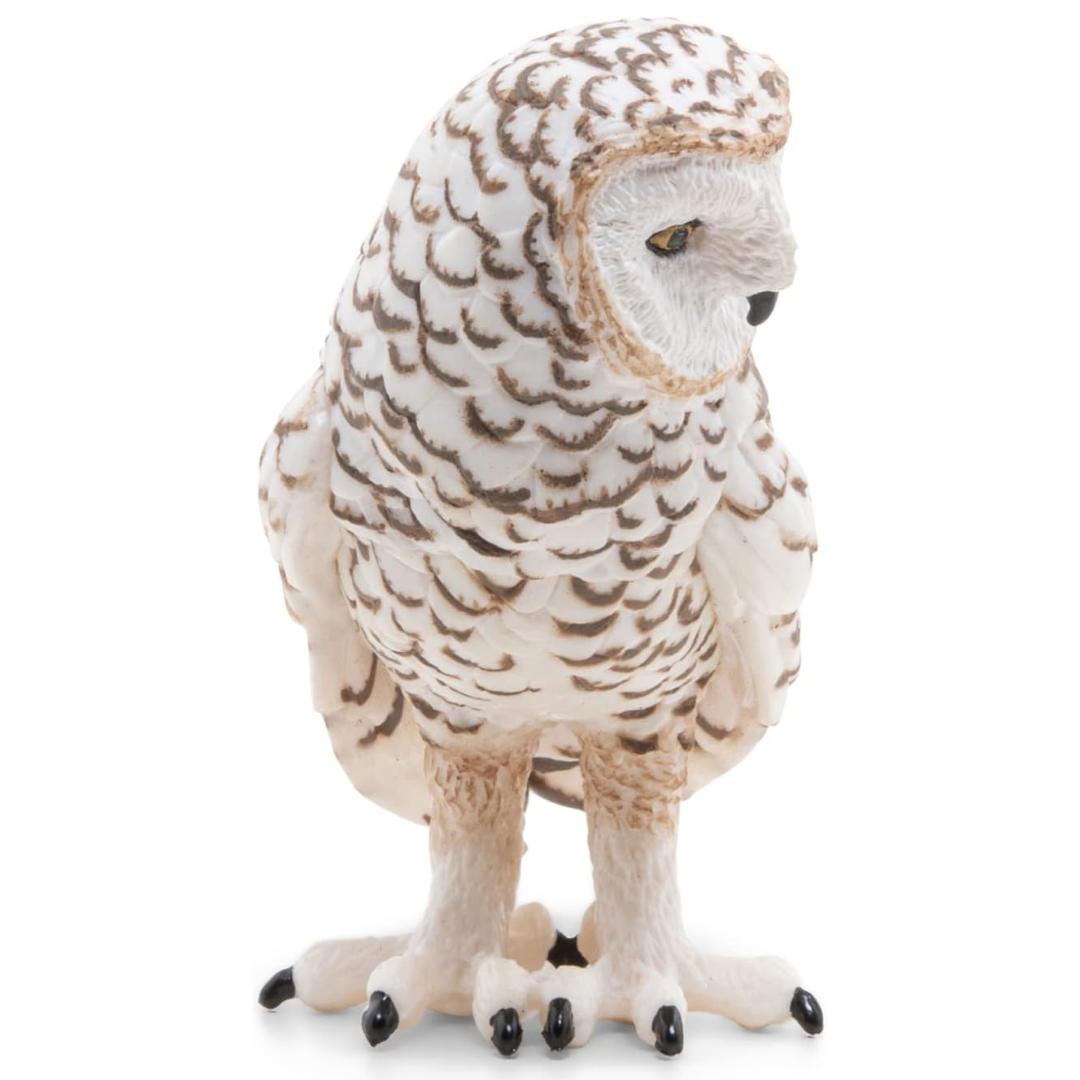 Snowy Owl Figure - Hand Painted & Collectible Toy Figurine - Papo 50167