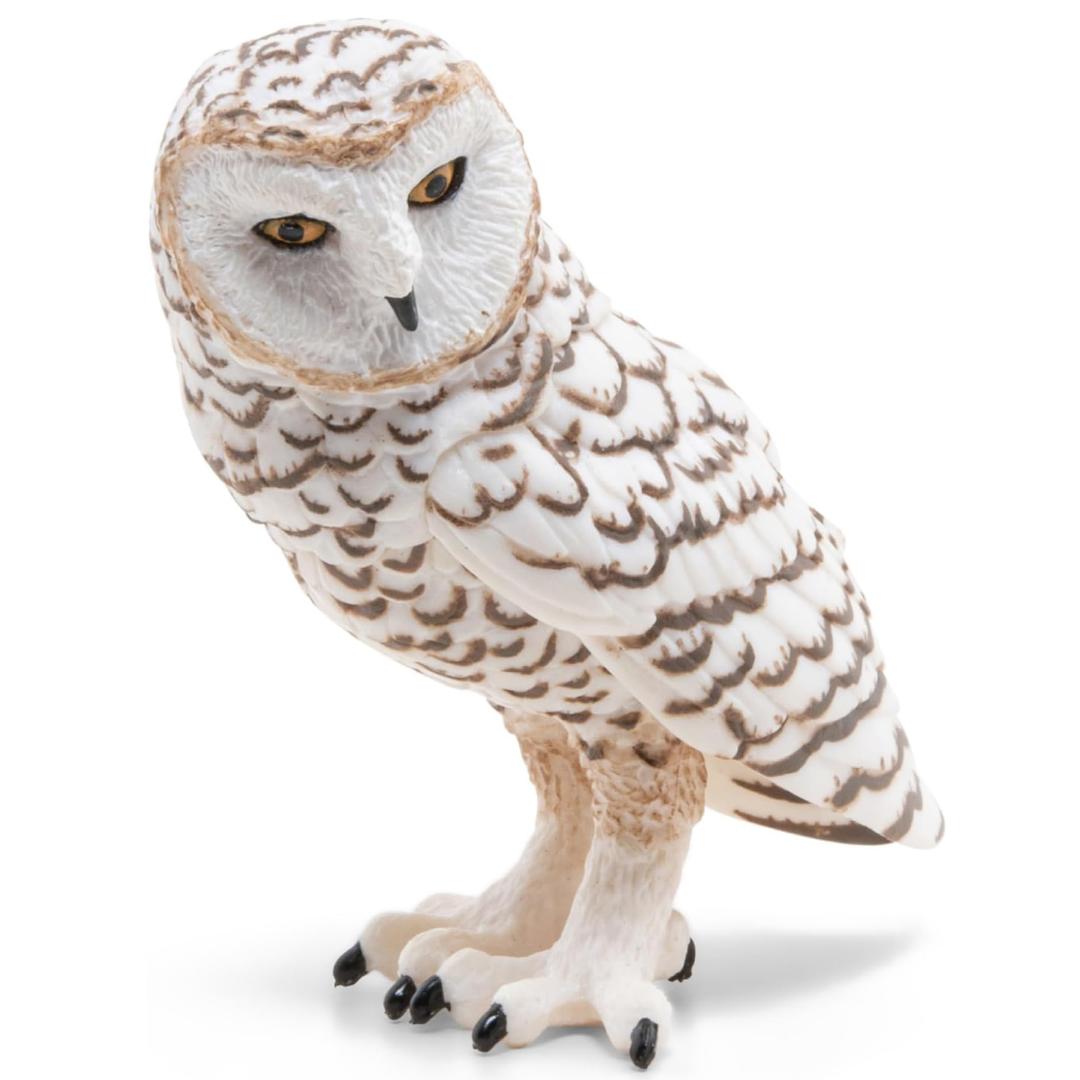 Snowy Owl Figure - Hand Painted & Collectible Toy Figurine - Papo 50167