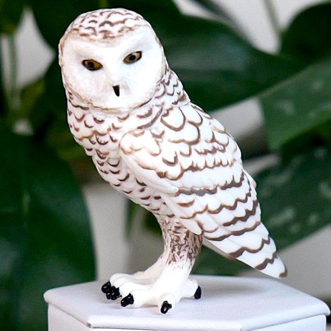 Snowy Owl Figure - Hand Painted & Collectible Toy Figurine - Papo 50167