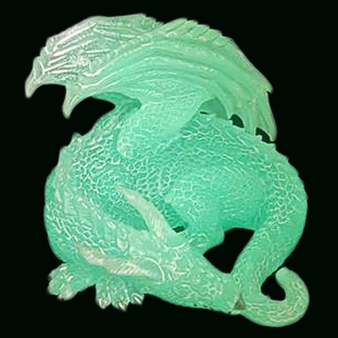 Sleepy Dragon Figure - Glow-in-the-Dark Collectible Fantasy Figurine - Safari Ltd 107565
