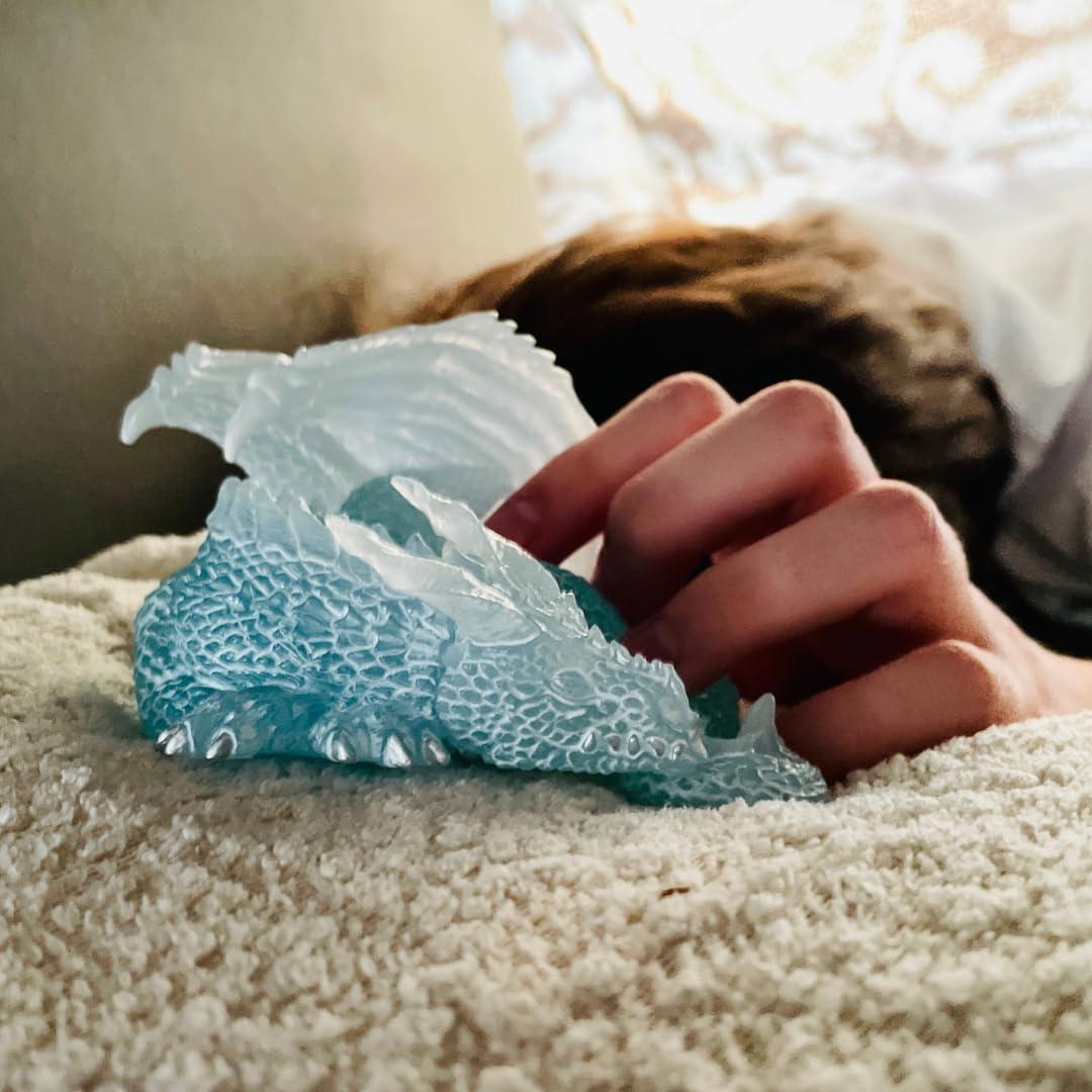 Sleepy Dragon Figure - Glow-in-the-Dark Collectible Fantasy Figurine - Safari Ltd 107565