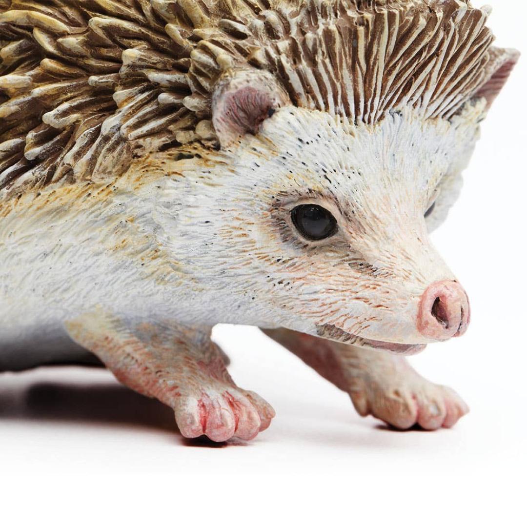 Hedgehog Figurine - Hand Painted Woodland Animal Toy Figure - Safari Ltd