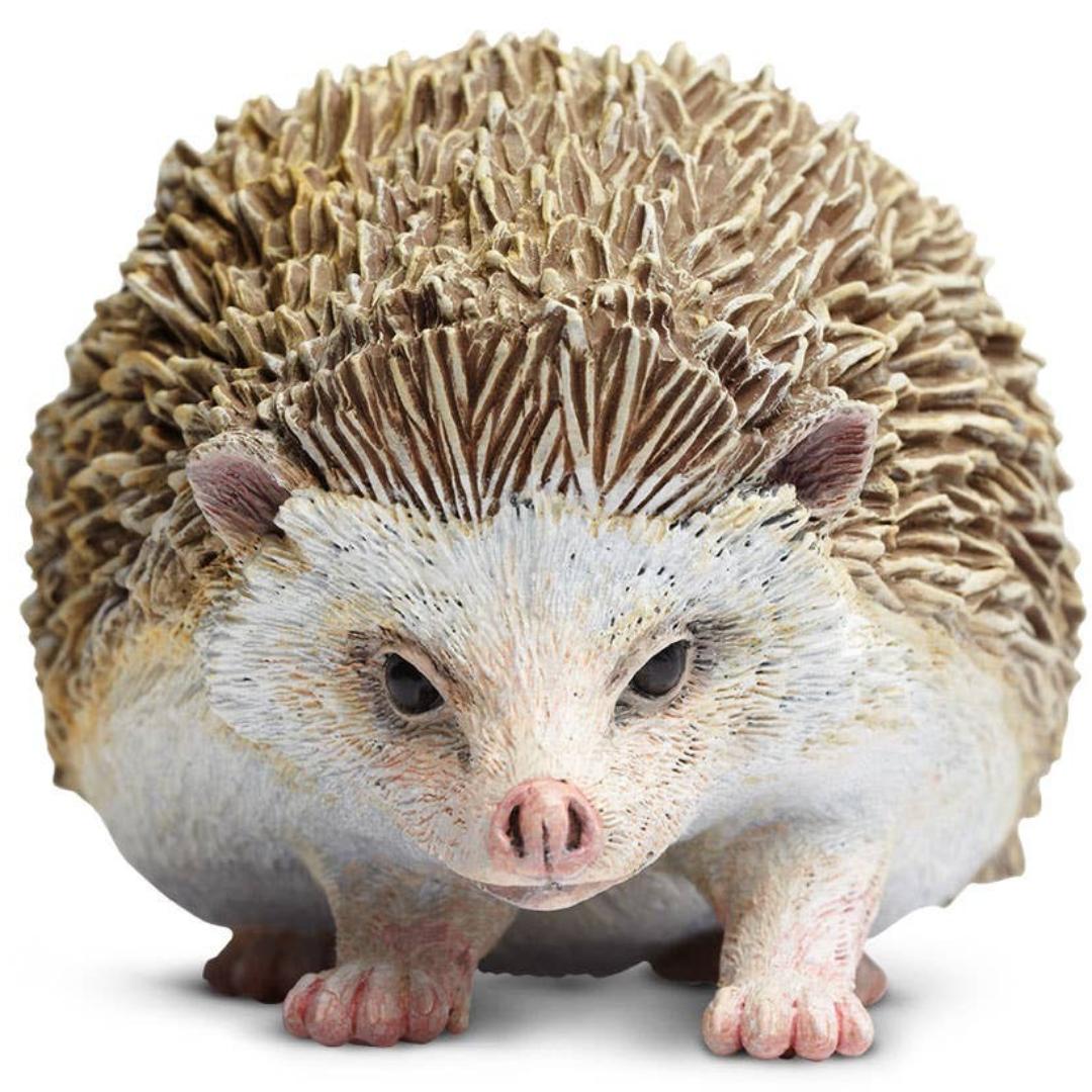 Hedgehog Figurine - Hand Painted Woodland Animal Toy Figure - Safari Ltd